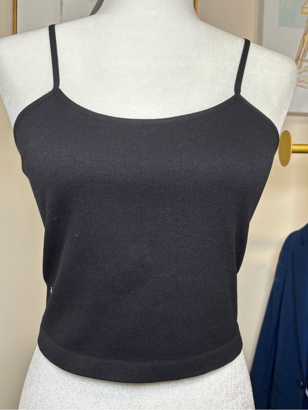 FP Movement Tighten Up Black Strappy Back Crop Tank M/L